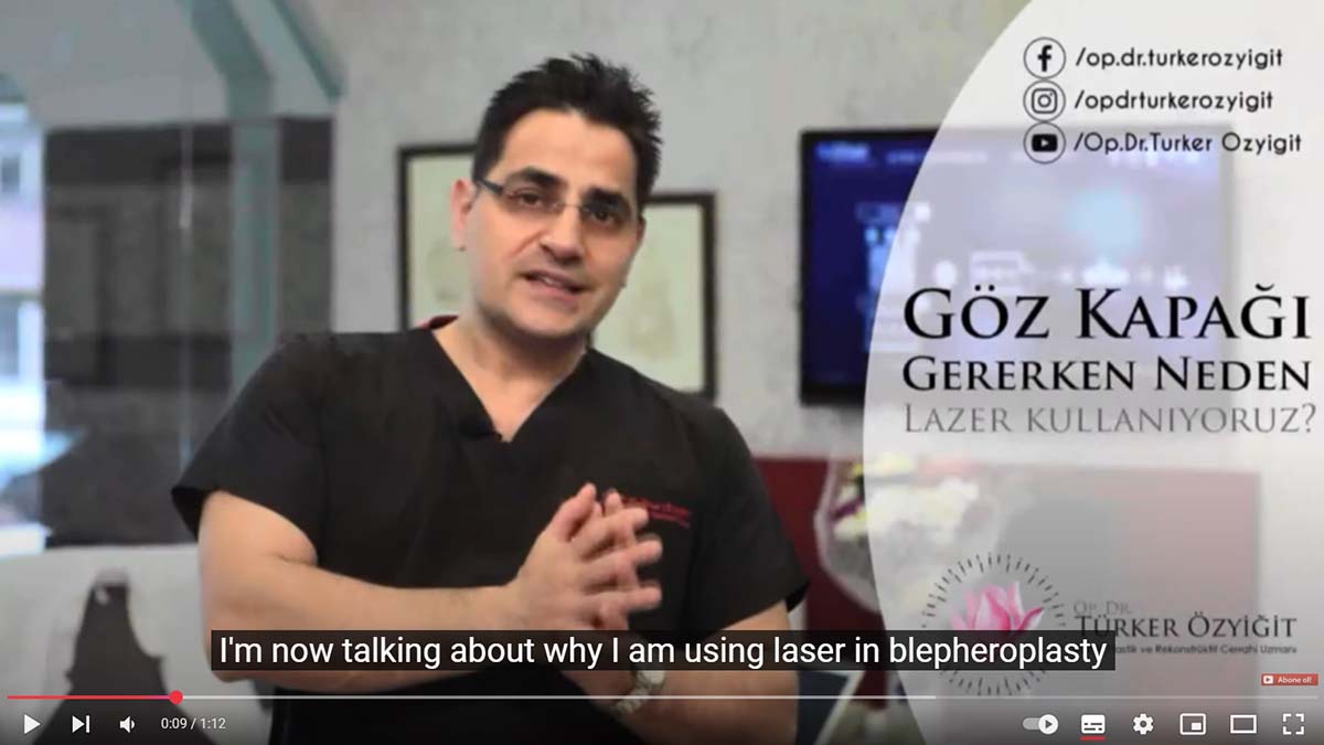 Laser blepheroplasty
